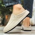 thumbnail image 5 of Men's Canvas Slip-on Espadrilles Loafers,Fashion Breathable Hand Stitching Linen Indoor Outdoor Non-Slip Comfortable Flat, Fisherman Casual Walking Sneakers Boat Shoes, 5 of 13