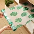 thumbnail image 4 of Monstera Shelf Liner for Drawers and Cabinets - Non Adhesive Waterproof Washable Cabinet Liner, Decorative Tropical Leaves Contact Paper for Kitchen Shelves, Pantry, Closet, Fridge, 4 of 7
