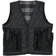 thumbnail image 5 of LVAD HeartMate 2 & 3 Sleeveless Flannel Vest For LVAD Patient - Black Gray Quilted Vest for Men Comfortable LVAD Clothing with Battery Pockets S-4XL, 5 of 6