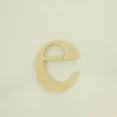 thumbnail image 1 of Package of 1, 8 Inch X 3/4" Thickness Baltic Birch Wood Letter e in The Times New Roman Font, Thick, Lower Case for Art & Craft Project, Made in USA, 1 of 4