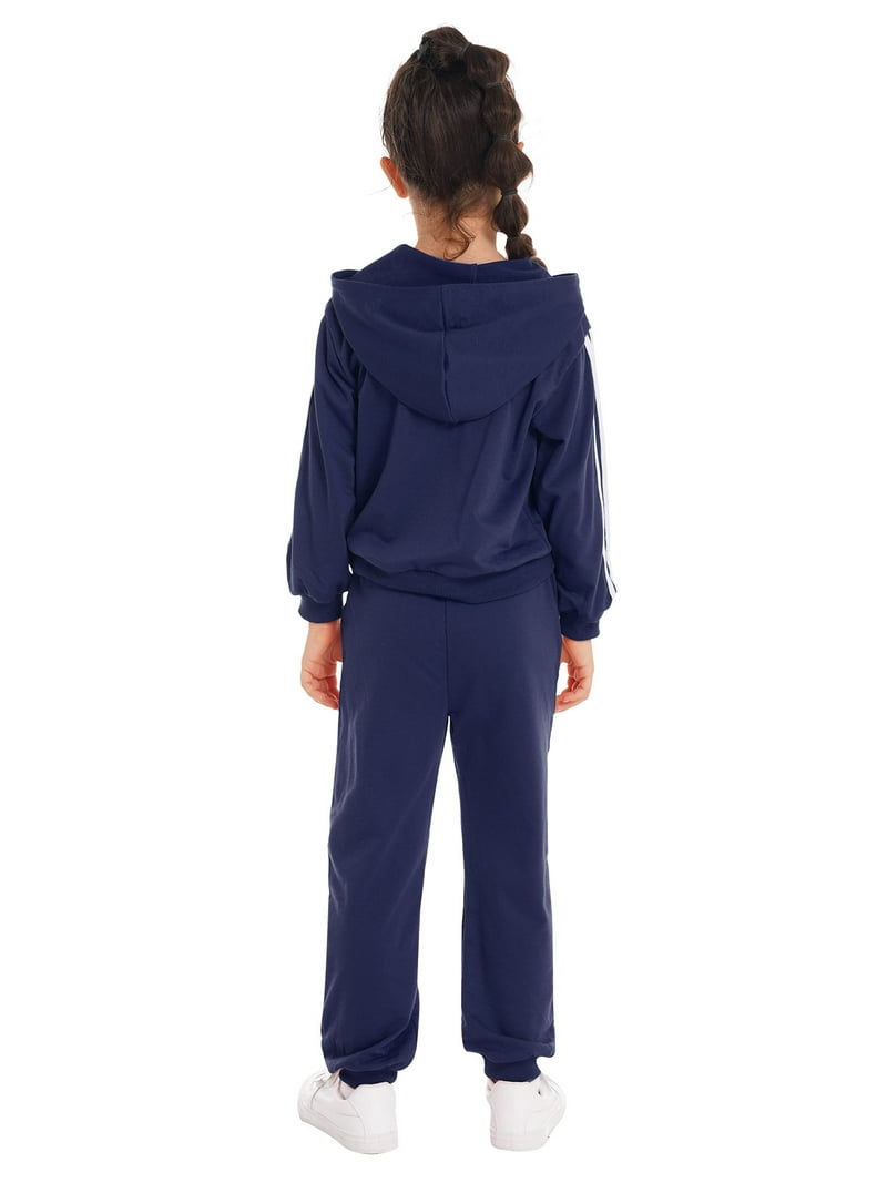 DPOIS Kids Boys Piece Tracksuit Jogger Sets Full Zip Hoodies