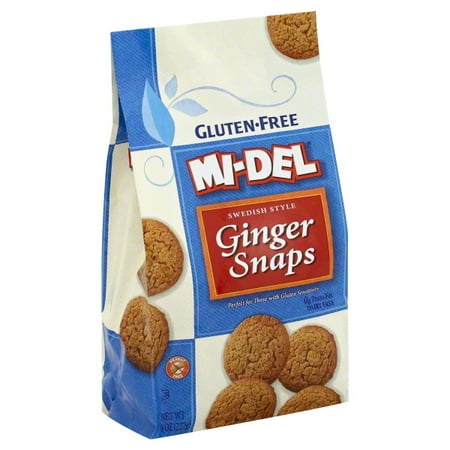 Mi-Del Gluten-Free All Natural Ginger Snaps, 8 (Best Ginger Snaps Store Bought)