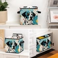 thumbnail image 6 of Spotted Dog Large Capacity Foldable Storage Basket with Handle - 10.8"x10.5"x10.6" for Storage Baskets, Storage Box, Toy Box, 6 of 6