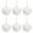 A, variant on CSChome Christmas Pendants 6Pcs Christmas Balls Hanging Pendants with Lanyard Sparkling Finish Xmas Tree Hanging Ornaments