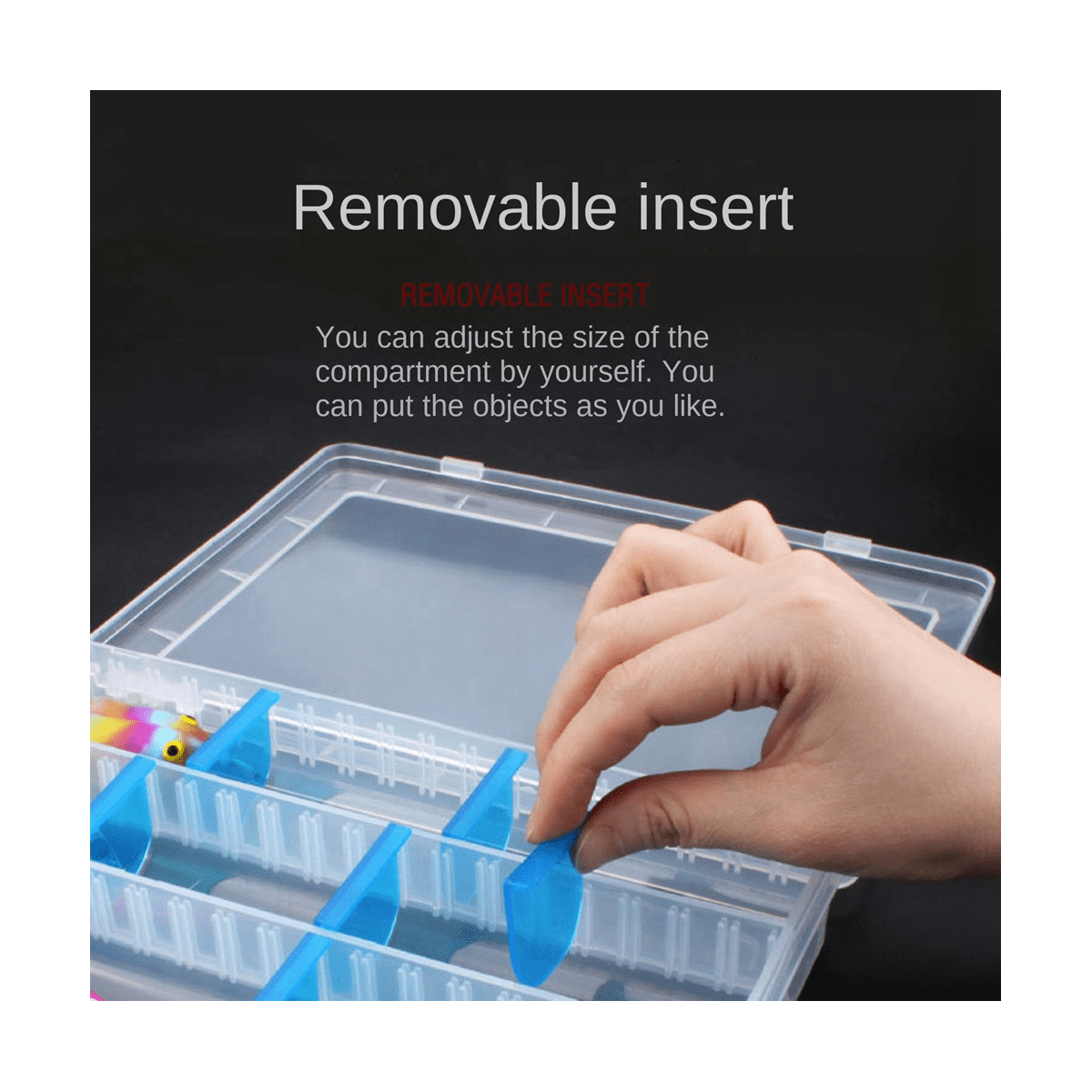 Plastic Tackle Box Organizer