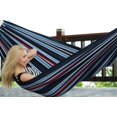 thumbnail image 2 of Hamac Brésilien Double de Luxe avec Support Universel - Denim, 2 of 5