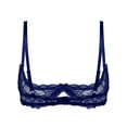 linjinx-women-s-sheer-lace-1-4-cup-underwired-shelf-bra-floral-lace