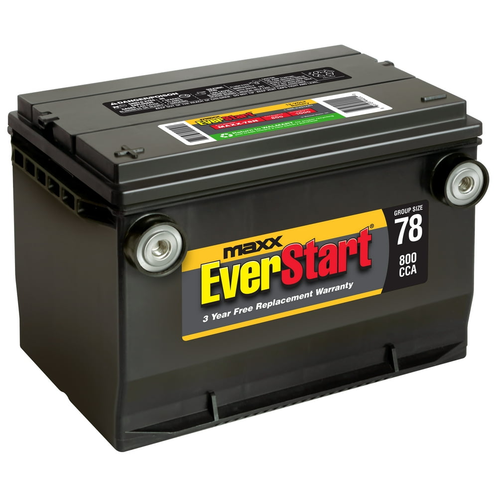 EverStart Maxx Lead Acid Automotive Battery, Group Size 78N (12 Volt battery autozone mazda 3