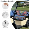 thumbnail image 5 of Garronmavis Bohemian Flower Golf Cart Seat Covers Accessories for All Seasons Lightweight Polyester Golf Cart Replacement Seat Cover Easy Installation Universal Fit, 5 of 6