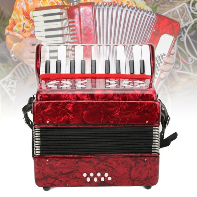 Accordion, Portable AR-80 8 Bass Accordions For Beginner For Playing