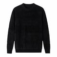thumbnail image 4 of Miqool Men's Cable Knit Fitted Sweaters Casual Trendy Crew Neck Long Sleeve Fall Winter Chunky Pullover Sweater, 4 of 5