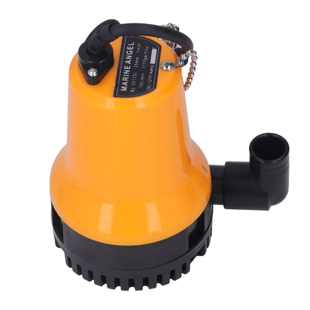 Water Pump, Submersible Pump Protection 4m Discharge Lift DC 12V 5400rpm for Boat