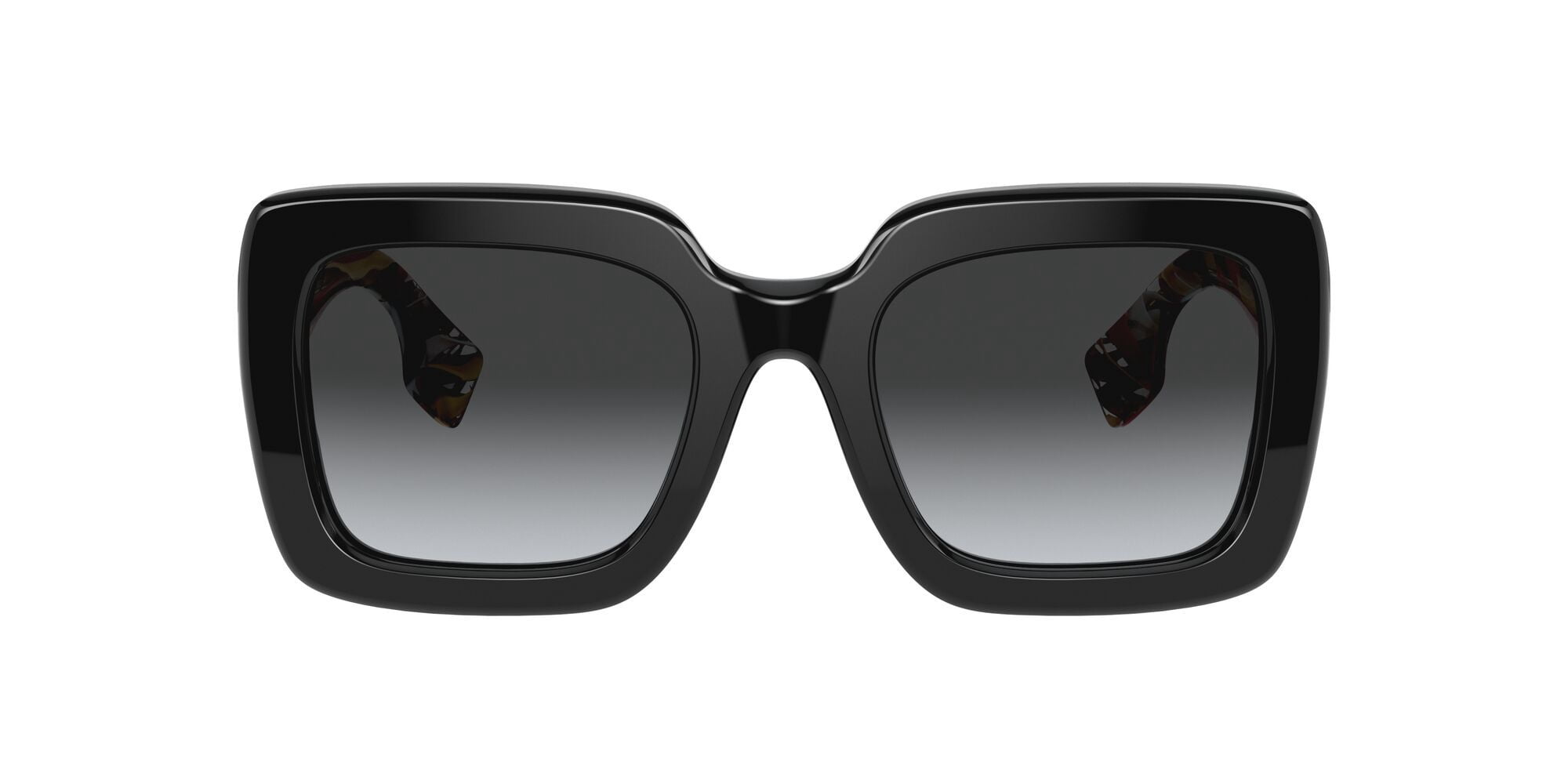 New Auth Burberry Polarized Grey Gradient Square Ladies Sunglasses BE4284 3803T3 Authentic Burberry Oversized Black Square Frame Sunglasses B  main image 4