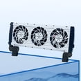 thumbnail image 1 of Aquarium Chiller 1 2 3 Heads Aquarium Chiller Cooling Fan With Adjustable Aquarium Fan Bracket Ultra Quiet Fish Tank Cooling Fan System For Salt Fresh Water, 1 of 9