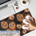 thumbnail image 4 of Long Mouse Pads for Desk,Sugar Skull Pumpkins Halloween Pattern Desk Mats on Top Of Desks, Desk Mouse Pad Extra Large with 3mm Non-Slip Base and Stitched Edge for Gaming,Office,Work,Home 31.5x15.7in, 4 of 5