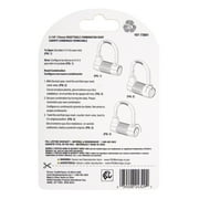 Brinks 73mm Small U-Bar Steel Resettable Combination Padlock with 1-3/4in Shackle