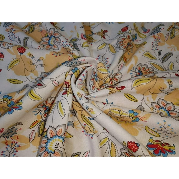 100% Rayon Digital Print fabric 58" wide available in two designs