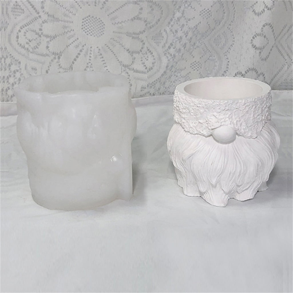 NEXAVKPR Candle Moulds Christmas Silicone Resin Epoxy Mold Craft Christmas Ornament DIY