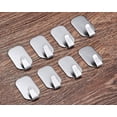 thumbnail image 3 of SZTXJ Adhesive Hooks Wall Hook Stainless Steel Towel Holder for Kitchen Bathroom 8 Pieces, 3 of 5