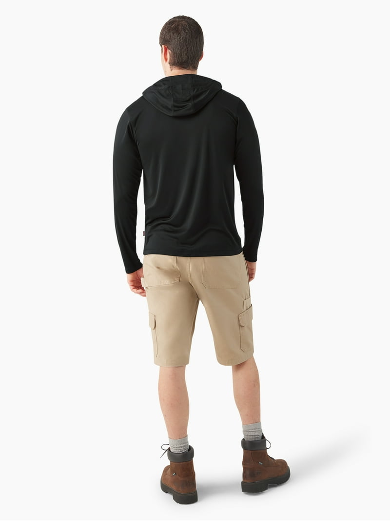 Genuine Dickies Long Sleeve Hooded Sun Shirt - Walmart.com