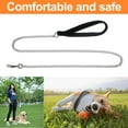 thumbnail image 4 of Heavy Duty Metal Dog Leash, Anti-Rust Chrome Plated Pet Chain For Large Dogs With Comfortable Handle, 4 of 7