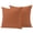 Burnt Orange, variant on Lumbar Pillow Covers 12 x 20 Inches, Burnt Orange Waterproof Throw Pillow Cover Set of 2, Minimalist Modern Solid Color Orange Decorative Rectangle Cushion Covers for Patio/Tent/Couch/Garden