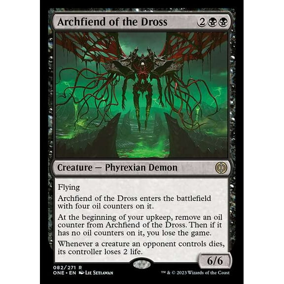 MtG Phyrexia: All Will Be One Rare Archfiend of the Dross #82