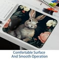 thumbnail image 6 of Rabbit Square Printed Desk Mat Gaming Mouse Pad Non-Slip Rubber Bottom 8.3x9.8 Inch - Suitable for Office and Gaming, 6 of 6