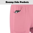 thumbnail image 6 of BIG ELEPHANT Girls Ultra-Soft Lounge Joggers Sweatpants, High Waisted Kids Athletic Pants with Pockets, 3 PCS(6-15Y), 6 of 10
