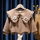 thumbnail image 5 of Suéter de felpa para niñas, suéter informal de cuello redondo a la moda para bebés de otoño, sudadera cálida de princesa para invierno, chaqueta para niños de 0 a 6 años, 5 of 5