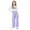 A, variant on CPNG Girls 2 Piece Fashion Outfit Sets Crewneck Long Sleeve Crop Top and Cargo Pants Set Kids Casual Streetwear Loungewear Set