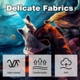thumbnail image 3 of Starry Animals Velvet Throw Pillow Covers Set of 2 - Unique Patterns, 16x16/18x18/20x20 Inches,for Home Decor, Sofa, Bed - Pillow Inserts Included, 3 of 6