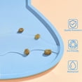 thumbnail image 3 of Estera de comida para perros y gatos, estera de silicona para comida y agua, estera de alimentación antideslizante impermeable para mascotas, 3 of 5