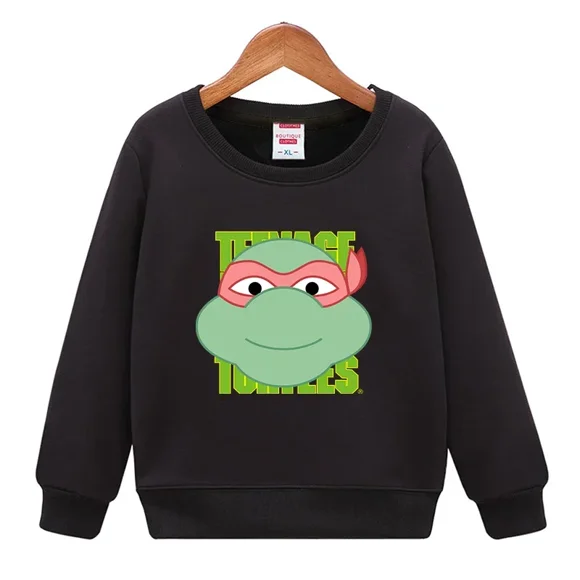 Teenage Mutant Ninja Turtles Sweatshirt Long Sleeves Sweatshirt Fashion Clothing Anime Printing Hooded Clothing Kids Cute Gift