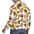 thumbnail image 3 of Hoodies for Men - Cute Food Fries Pizza Drink Long Sleeve Comfrt Men'S Fashion Hoodies & Sweatshirts, Sweatshirts for Men Hoodies Pullover Clothing Clothes with Pouch, 3 of 7