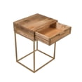 thumbnail image 5 of Auckland 25-Inch Tall Solid Wood and Metal Natural End Table, 5 of 10