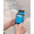 thumbnail image 2 of Tarjetero delgado con bloqueo RFID de Wallet VULKIT, azul, 2 of 6