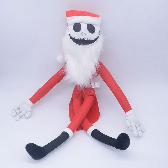 Jack Skellington Poupée en Peluche Cauchemar avant Noël Jouets - 50cm Citrouille Roi Peluche Poupées Bébé (Jour Rouge) Meilleur Cadeau pour Amis Enfants Adultes Cadeaux d'Anniversaire