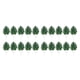 thumbnail image 1 of Bolsas Inteprter 10 impresionantes exhibiciones florales plantas simuladas hojas traseras de tortuga alambre de hierro flexible 2Conjunto, 1 of 6