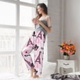 thumbnail image 5 of Honiee Eiffel Tower and Butterflies for elegant Women's Lounge Pants and Pajama Pants, crafted for ultimate comfort in your sleepwear essentials-Medium, 5 of 6