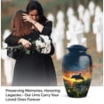thumbnail image 6 of Shining Dolphin Urns for Human Ashes Adult, Cremation Funeral Urn for Female - Memorial Decorative Urn - Ashes Urns Keepsake - 3inch 4pcs Small & 10inch 1pcs Large Size Combo- Pack of 5, 6 of 7