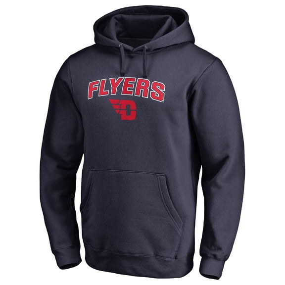 Navy Dayton Flyers Proud Mascot Pullover Hoodie