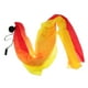 thumbnail image 3 of Serpentinas Poi de bola de danza del vientre, conjunto de serpentinas de seda, bolas de cadena Poi de serpentina de seda amarillo naranja rojo, 3 of 9