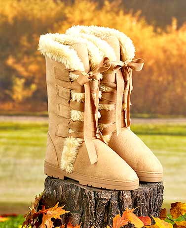 Bigbolo - Women's Lace-Up Winter Boots 