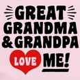 thumbnail image 2 of CafePress - Great Grandma And Grandpa Love Me Infant Bodysuit - Baby Light Bodysuit, Size Newborn - 24 Months, 2 of 4