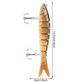 thumbnail image 4 of Señuelo duro 137cm Plástico Pesca Cebo duro 8 secciones Hundimiento Wobbler Ganchos Aparejos para bajo Práctico ANGGREK  Otros, 4 of 8