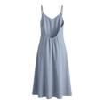 thumbnail image 4 of Timegard Robes d'Été pour Femmes Plage Vacances Bretelles Spaghetti Ajustables Robe Maxi à Col en V Dos Nu Robes Bohèmes, 4 of 7