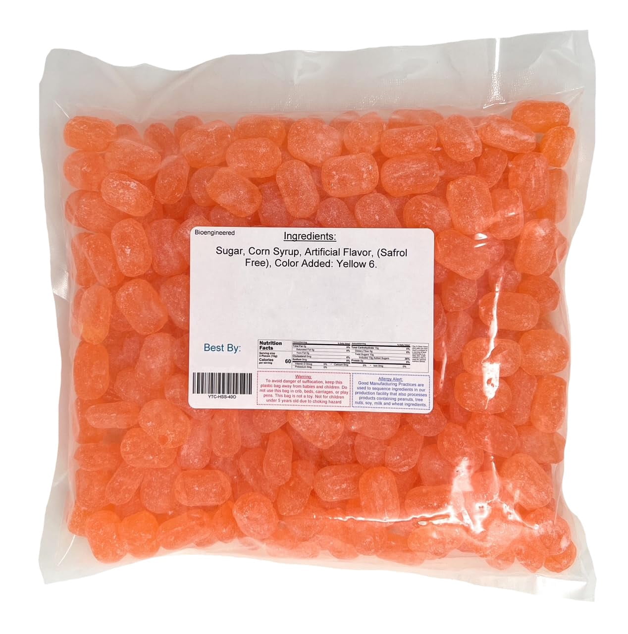 YANKEETRADERS® Sassafras Sanded Hard Candy, 40 Ounce Bag