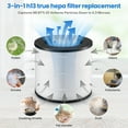 thumbnail image 3 of Brightify 2 Packs Replacements for Medify MA-14 Filter, H13 True HEPA Air Filters Fit Medify Air Purifier MA-14W, MA-14B, 3 in 1 Filter with Pre-filter, H13 HEPA & Activated Carbon for 99.97% Removal, 3 of 12