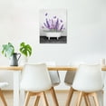 thumbnail image 4 of Purple Floral Canvas Wall Art Funny Lavender Botanical Butterfly Black and White Bathtub Prints Posters Living Room Decor Modern Home Art Bedroom Bathroom Office Wall Decor,8x10 Inches, 4 of 5